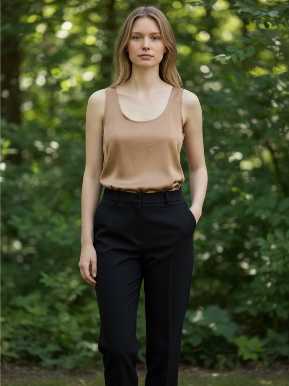 Haven Well Within Natural Luxe Tank NWT • Small • Mustard Brown • Sueded Soft